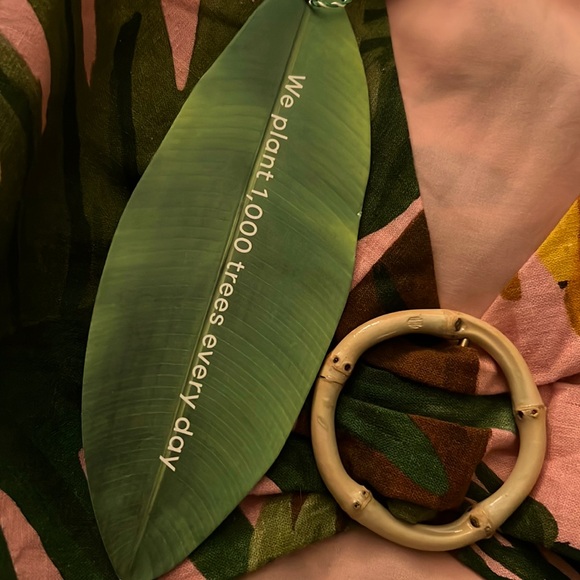 Gorgeous FARM Rio Mini Dress- Pink Cocoa Forest-        Sz. S- NWT - Picture 9 of 16